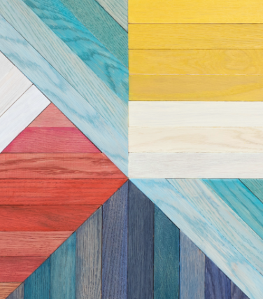 multi-color wall image